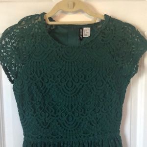 H&M Hunter Green Dress